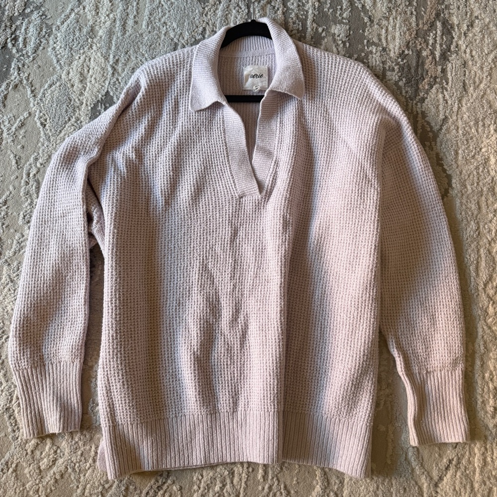 Light Purple Knit Sweater Aerie